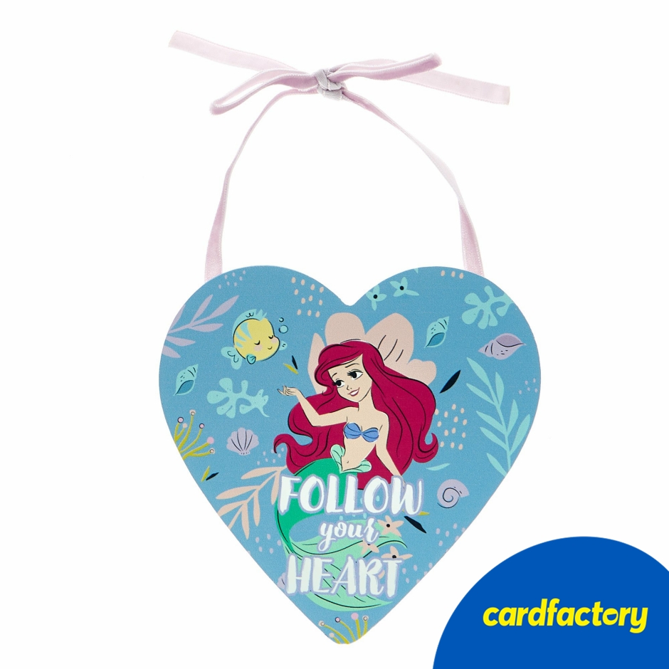 Image of Disney Ariel Follow Your Heart Plaque