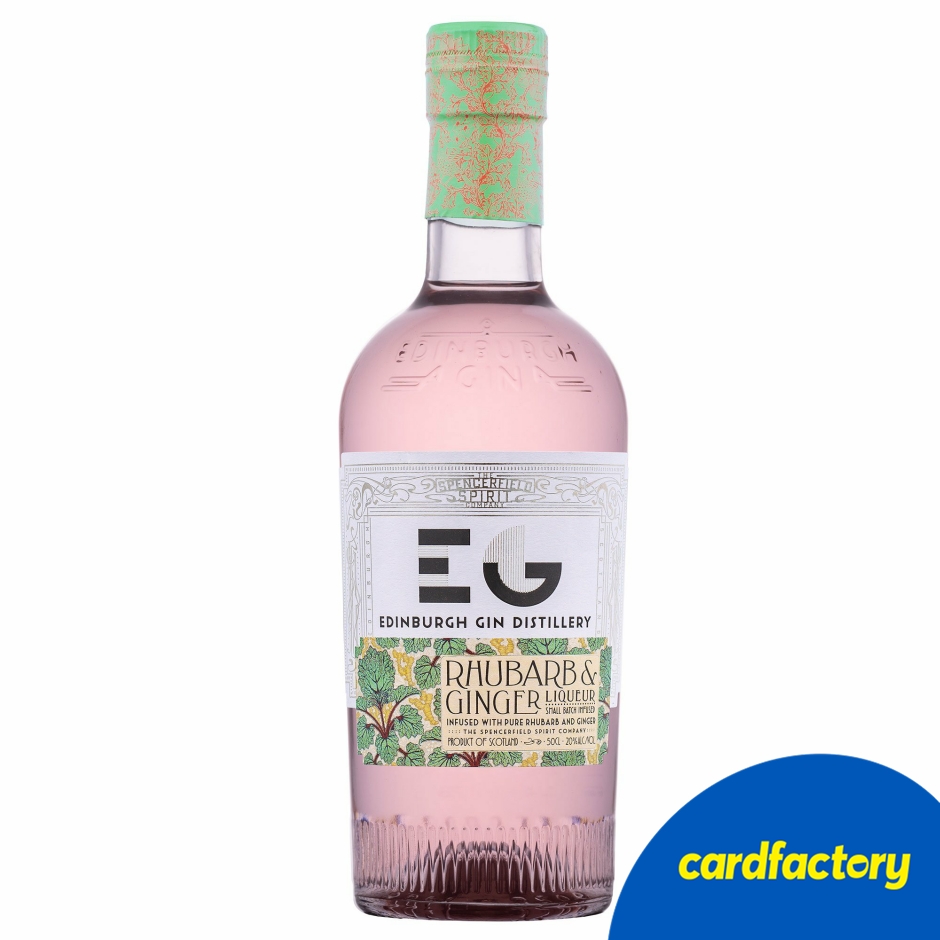 Image of Edinburgh Gin Distillery Rhubarb &amp; Ginger Gift Liqueur 50cl