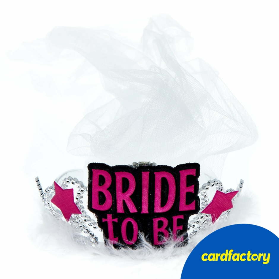 Image of Bride to Be Tiara &amp; Veil