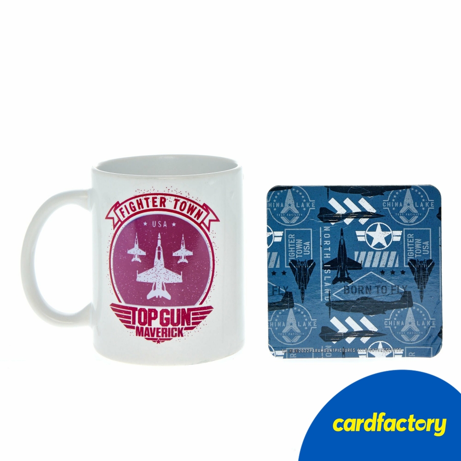 Image of Top Gun Heat Changing Mug &amp; Coaster Set