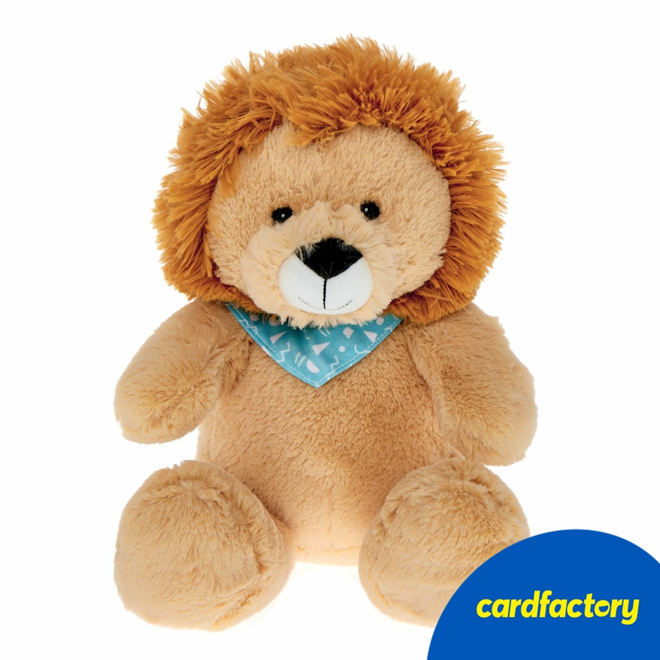 Image of Large Lion Soft Toy by Plush Pals | Super-Soft Plush with Fluffy Mane | 100% Polyester | Ideal Gift for Children | 27cm Tall
