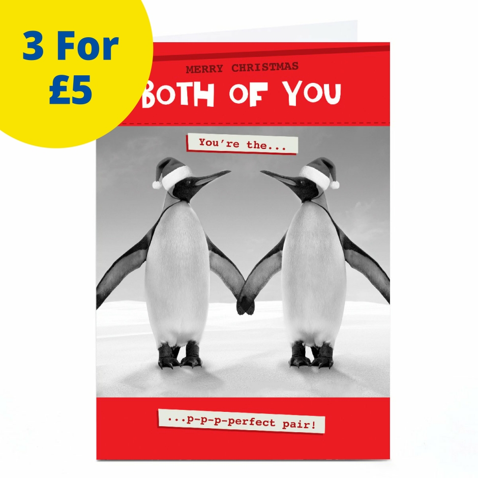 Image of Quitting Hollywood Christmas Card - P-P-P-Perfect Pair | Christmas Cards