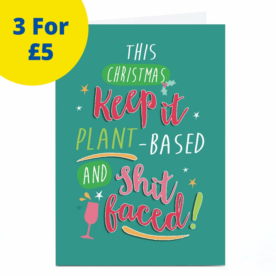 Image of Quitting Hollywood Christmas Card - Plant-Based | Christmas Cards