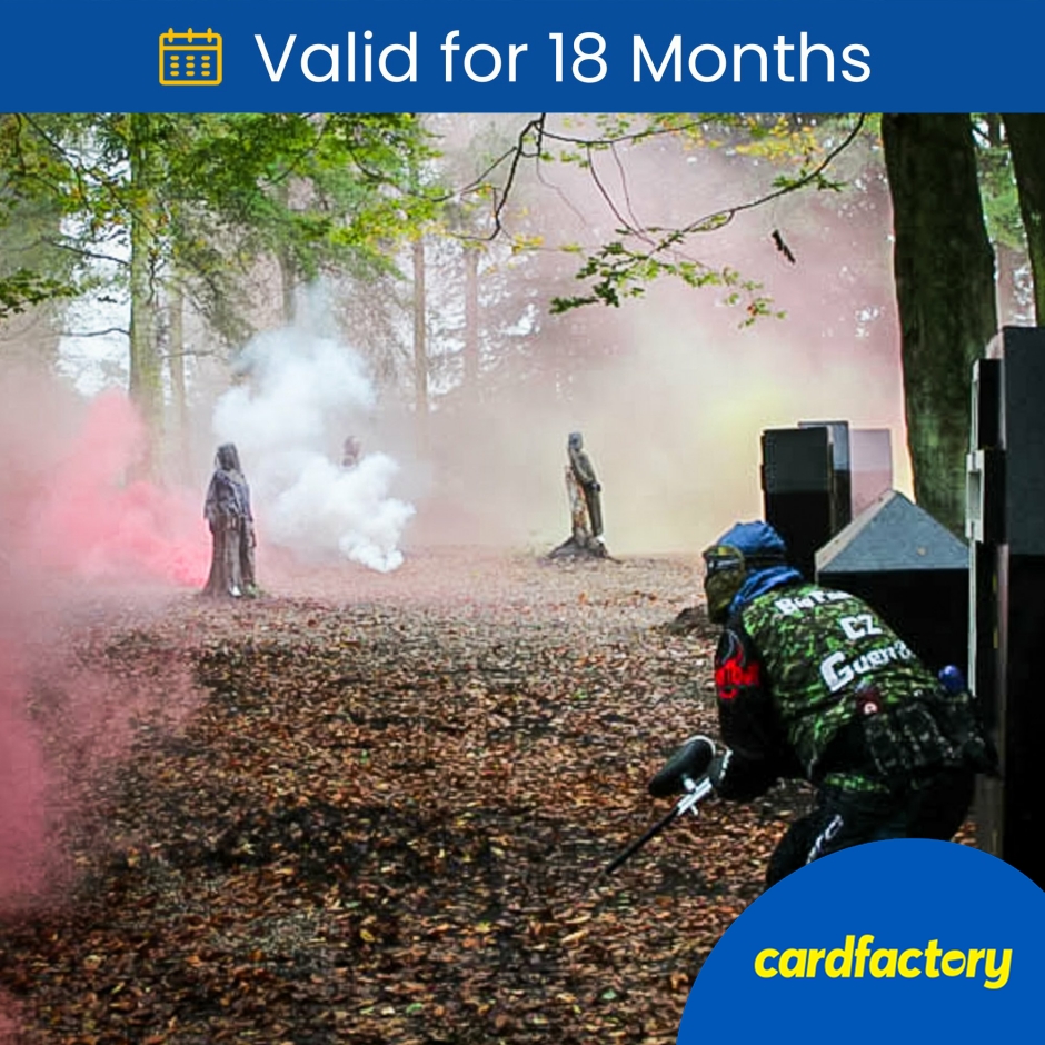 Image of Zombie Paintball Adventure for Two | Evening Gift Experience | Exciting Outdoor Challenge | Fun Activity for Ages 12+