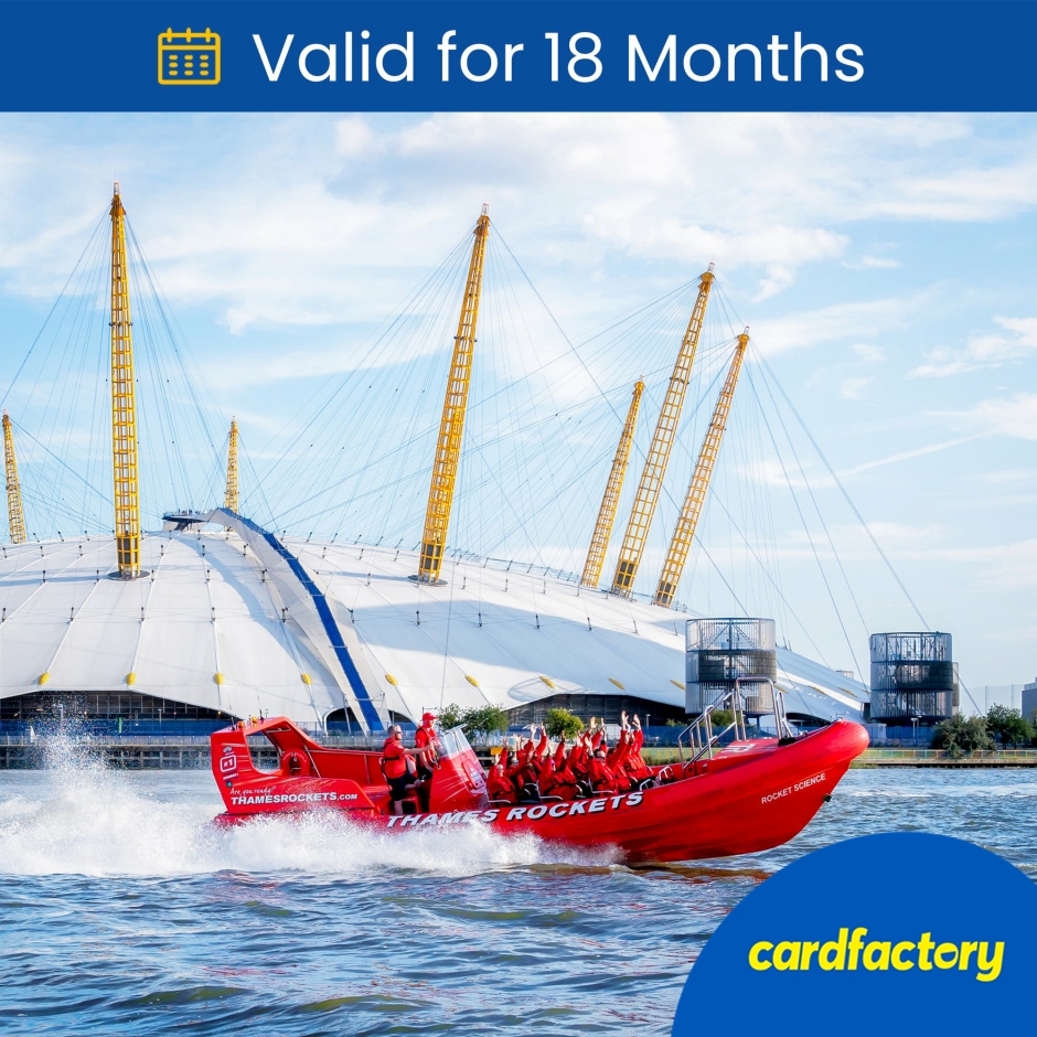 Image of Thames Rockets Speedboat Gift Experience | 50-Minute London Sightseeing Tour | River Thames Adventure | Waterproofs &amp; Life Jackets Provided