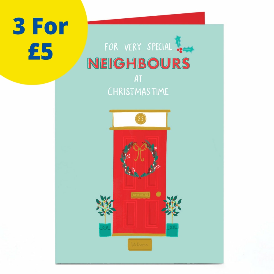 Image of Christmas Card - Neighbours at Christmas Time | Christmas Cards