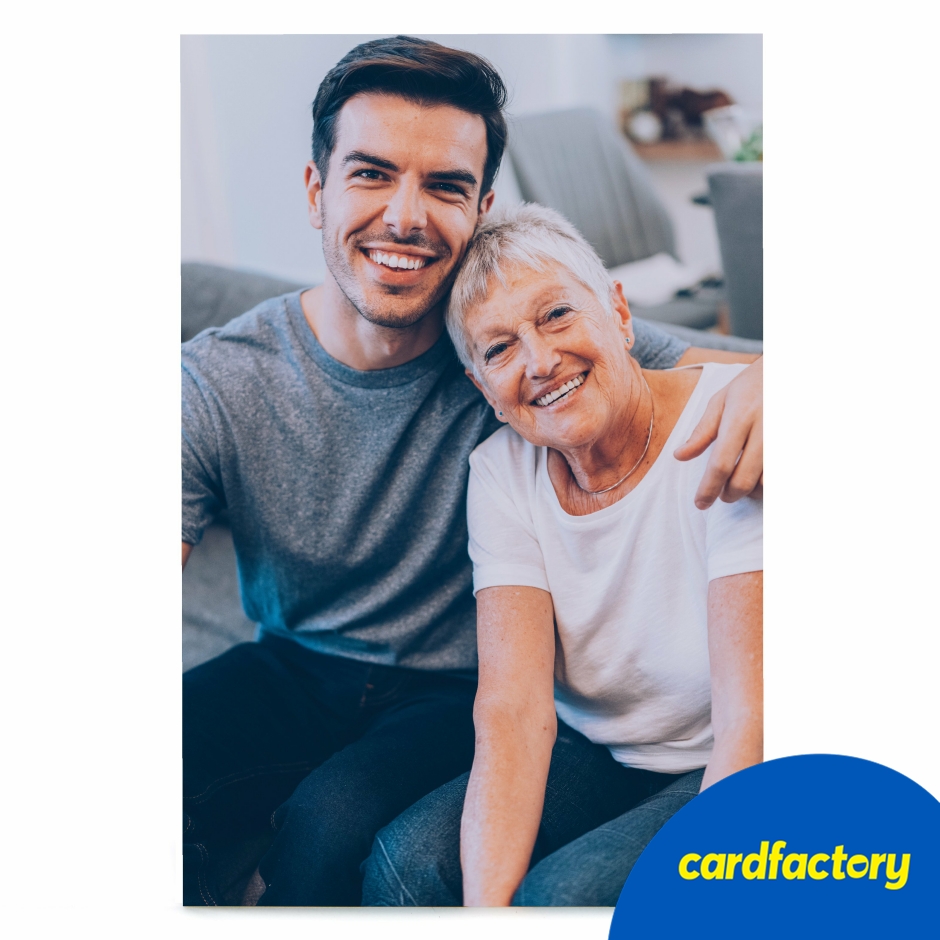 Image of Personalised Acrylic Portrait Print 30cm x 20cm