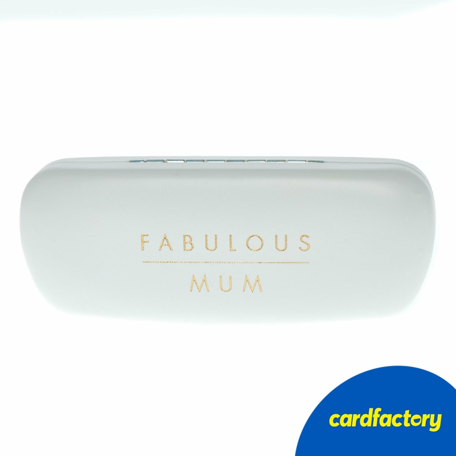 Image of Fabulous Mum Glasses Case &amp; Cleaning Cloth | Fabulous Mum Eyewear Accessory | Cardfactory