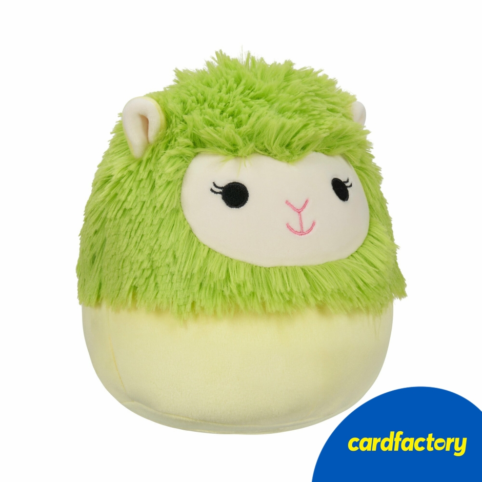 Image of Squishmallows 7.5-Inch Gift Caroline the Green Alpaca