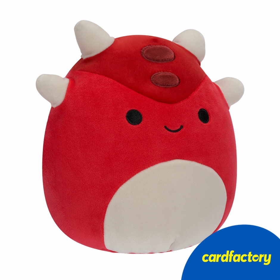 Image of Squishmallows Sergio the Ankylosaurus Plush Toy | 7.5 Inch | Soft Spandex Outer | Polyester Fibre Filling | Cuddly Prehistoric Friend