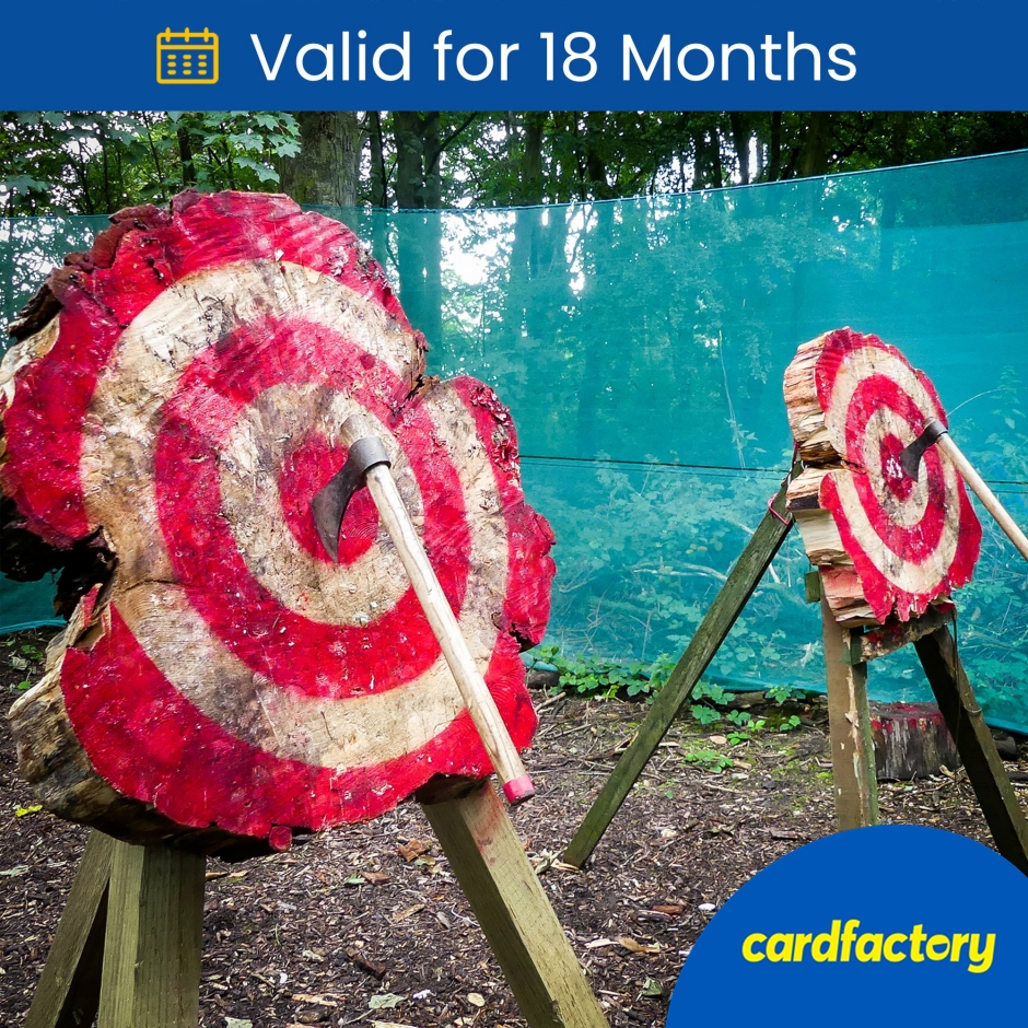 Image of Axe Throwing for Two Gift Experience Day