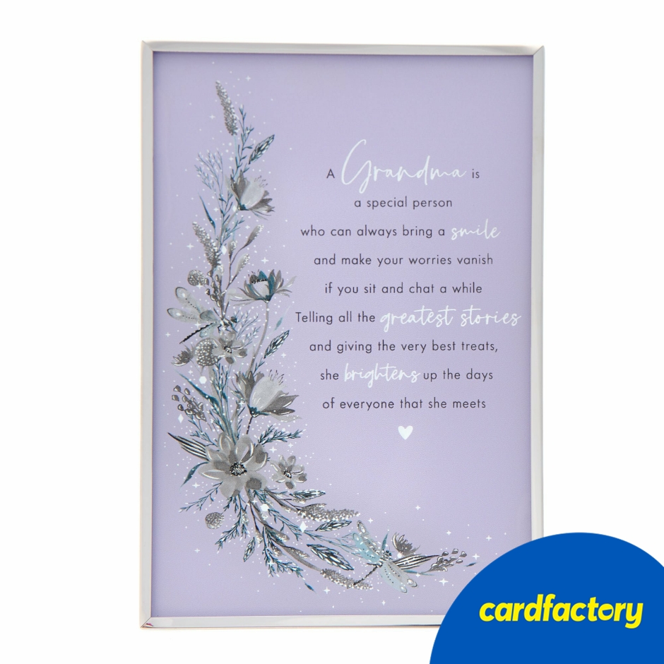 Image of A Grandma Is A Special Person Plaque | Lovely Gift