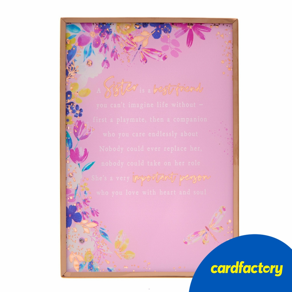 Image of A Sister Is A Best Friend Plaque