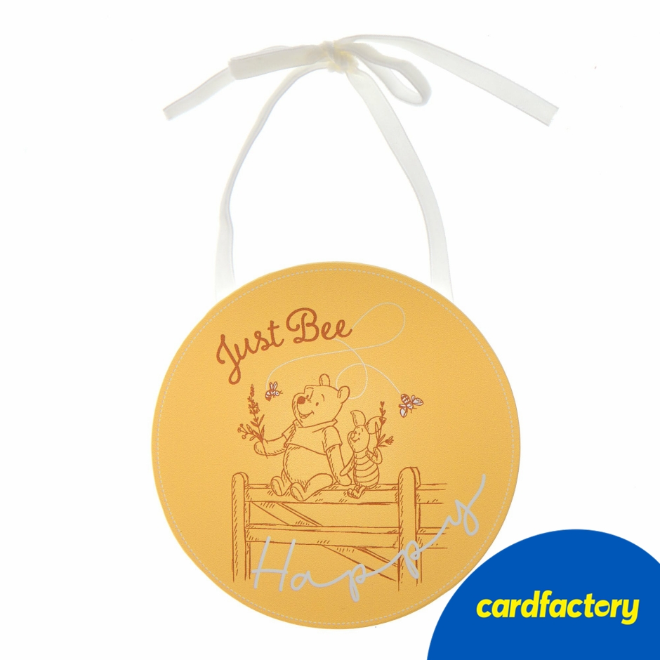 Image of Just Bee Happy Winnie The Pooh Plaque