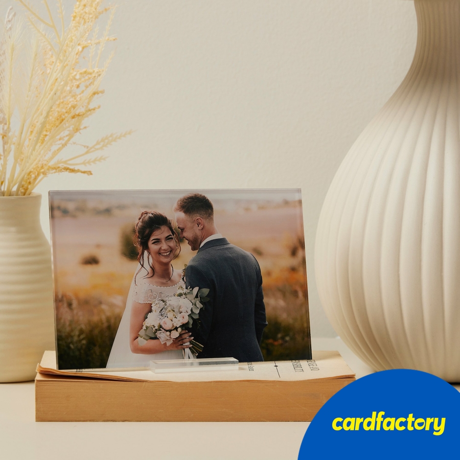 Image of Personalised Acrylic Landscape Print 15cm x 10cm