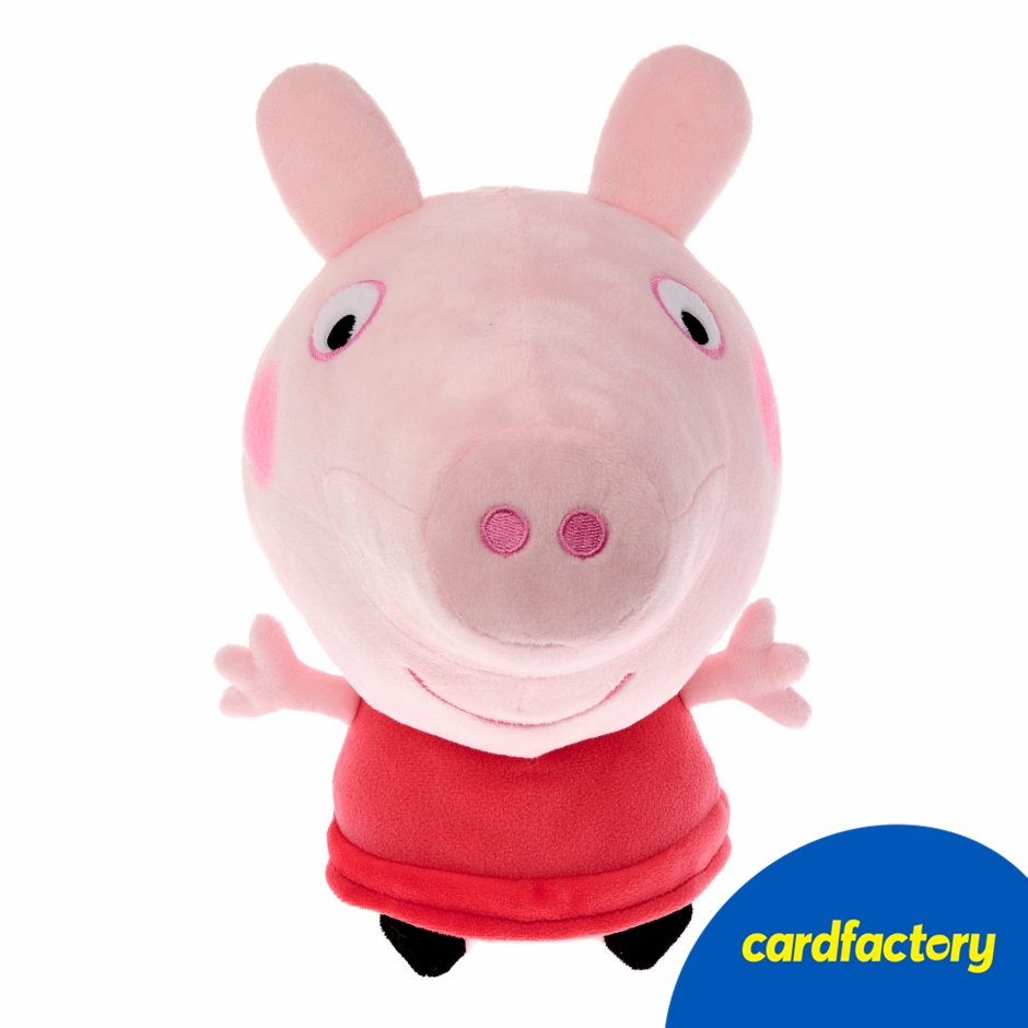 Image of Peppa Pig Plush Soft Toy | 100% Polyester | Child-Friendly Gift | 20cm x 15cm x 10cm