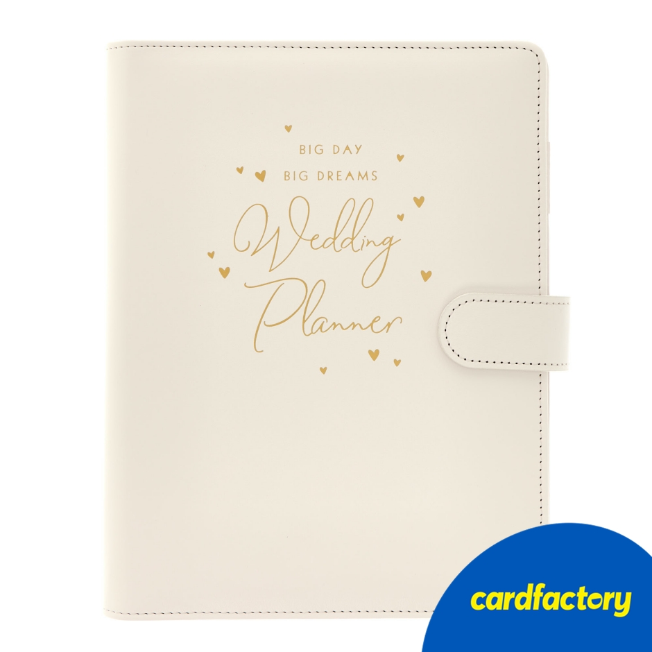 Image of Big Day Big Dreams Gift Wedding Planner | Elegant Design with Matching Pen | Spacious Layout for Guest List | 20.9cm x 15.3cm x 4cm