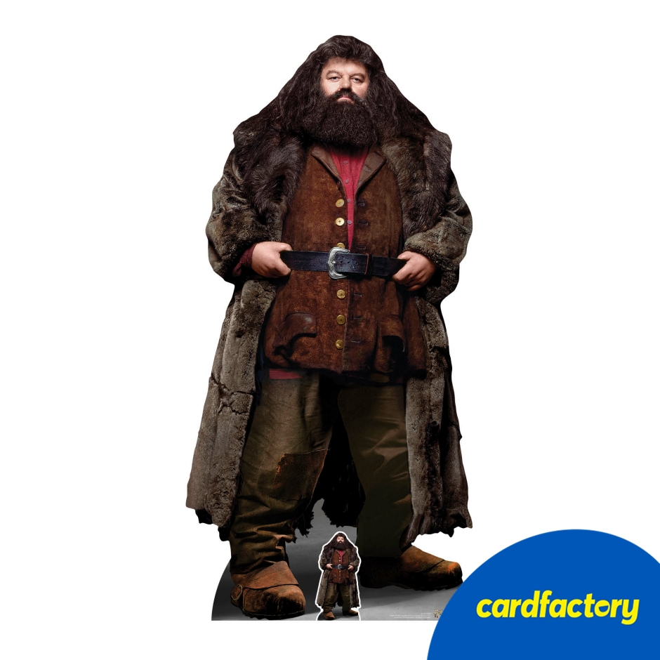 Image of Harry Potter Hagrid Cardboard Cutout | Life-Size 197cm | Cardboard Material | Perfect for Themed Parties &amp; Gifts