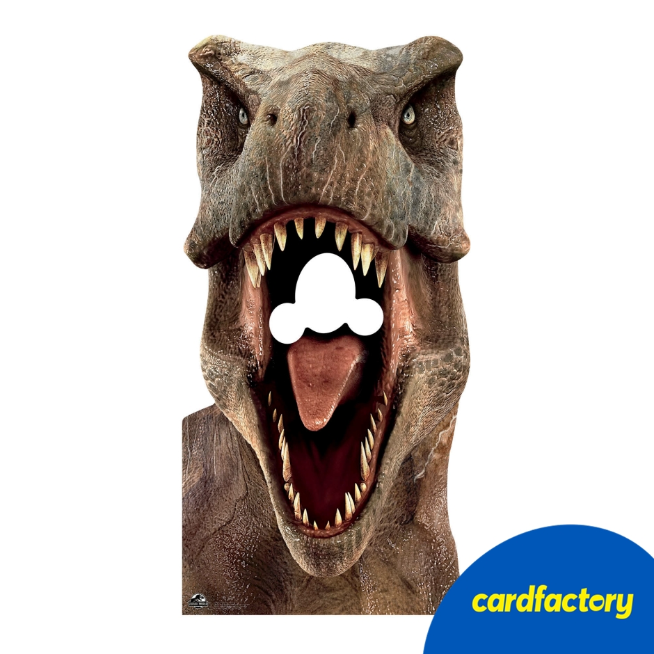 Image of Large Jurassic World T-Rex Cardboard Cutout