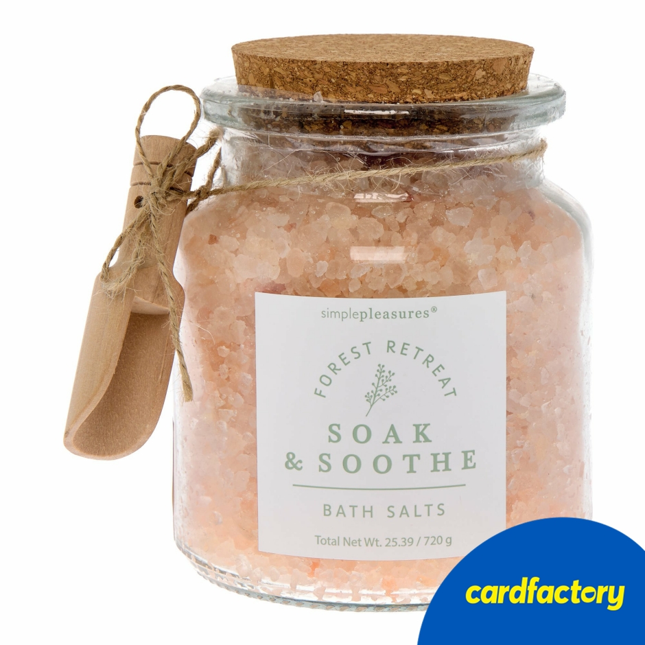 Image of Soak &amp; Sooth Himalayan Bath Salts | Relaxing &amp; Rejuvenating Spa Experience | Includes Handy Scoop | 720g Weight | Perfect Gift