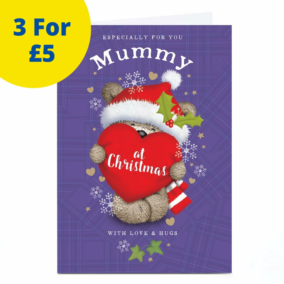 Image of Hugs Christmas Card - Hugging Heart, Mummy | Christmas Cards