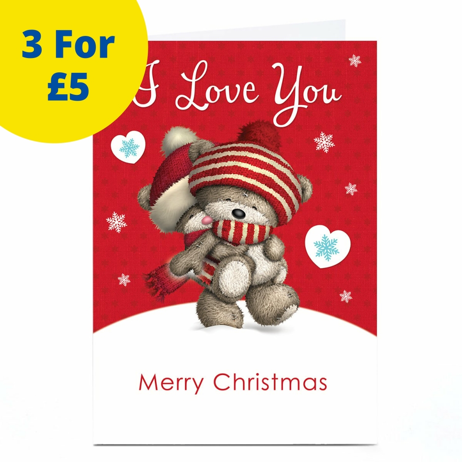 Image of Hugs Christmas Card - Hugs Piggyback, I Love You | Christmas Cards