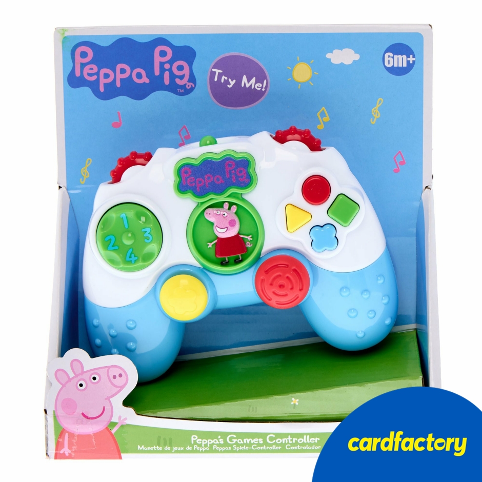 Image of Peppa Pig Interactive Games Controller | Educational Toy for Kids | Stimulating Features | Includes 2 AAA Batteries | Ages 6 Months+ | Gift for Kids
