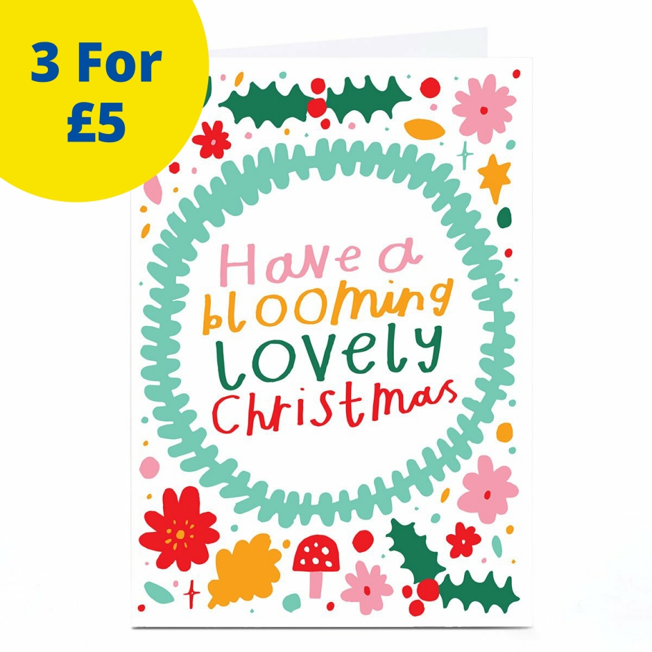 Image of Nikki Miles Christmas Card - Blooming Lovely | Christmas Cards