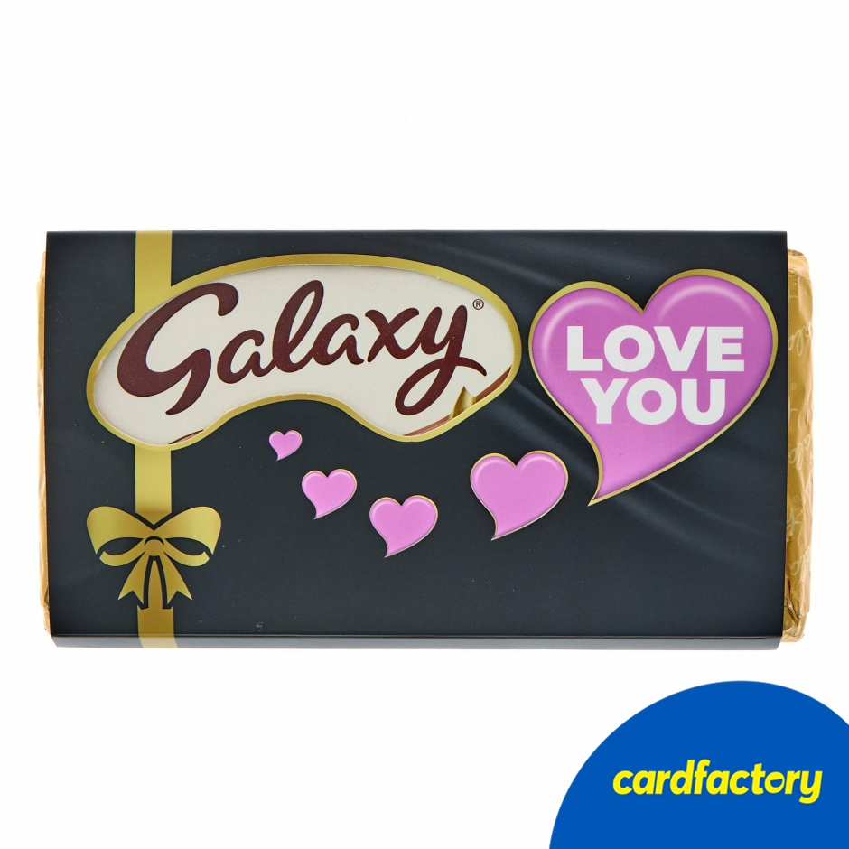 Image of 100g Love You Galaxy Chocolate Bar
