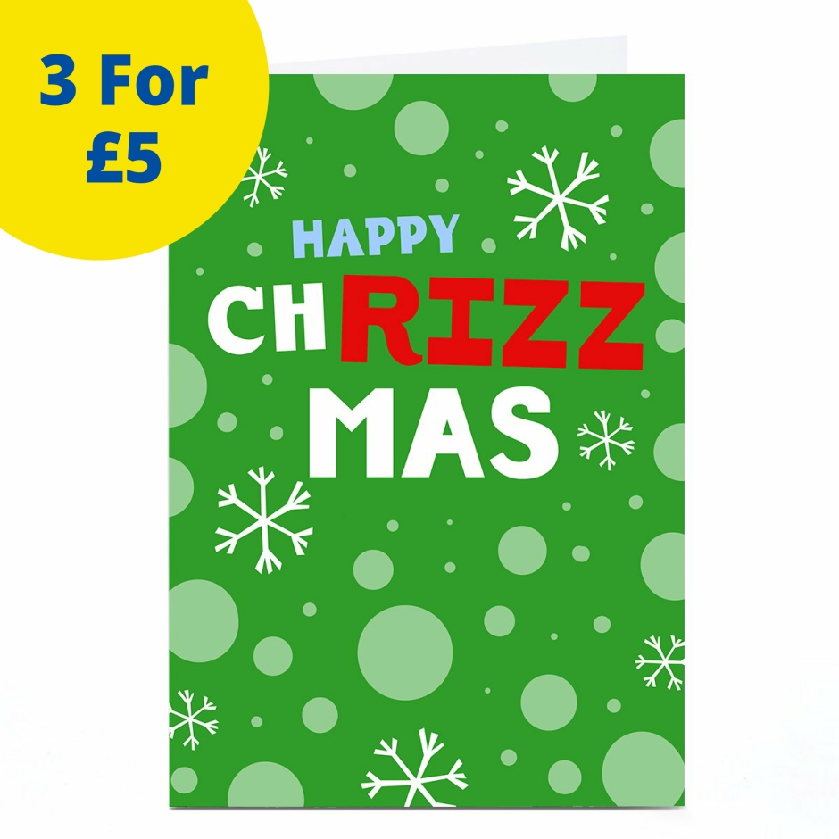 Image of Christmas Card - Happy ChRIZZmas | Christmas Cards