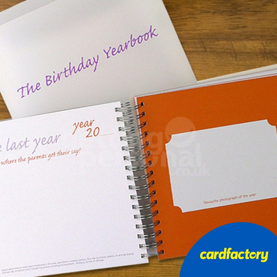 Image of Birthday Year Book | Personalised Scrapbook for Every Year | Ideal Gift for Birthdays | Create Memories | 100 Pages