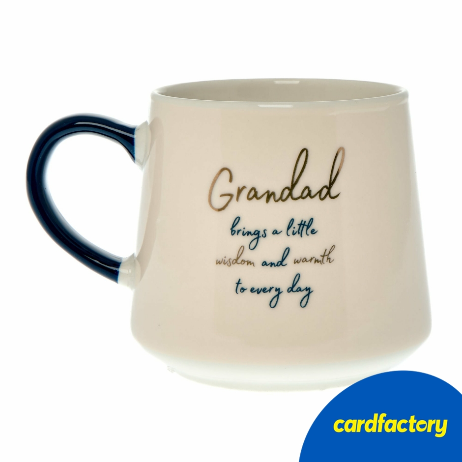 Image of Grandad Wisdom &amp; Warmth Mug in a Box | Ceramic Mug Gift for Grandad | Sentimental Message Design | Ideal for Birthdays and Fathers Day