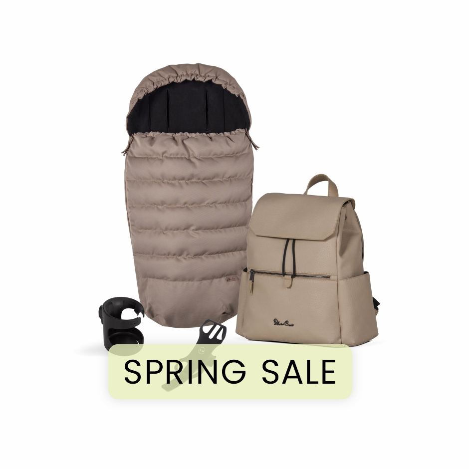 View Silver Cross Dune 2 Reef 2 Mocha Accessory Box Brown Vegan Leather Changing Bag Backpack Water Resistant Footmuff For Babies Newborns information