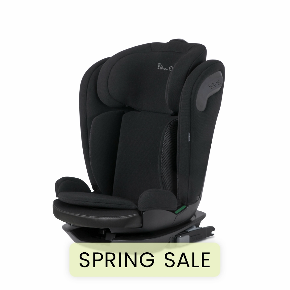 View Silver Cross Essential Discover iSize Car Seat Booster Black Best For Infants Children Kids 4 to 12 Years Reclining Side Impact  information