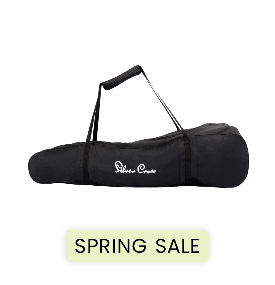 View Silver Cross Universal Stroller Pushchair Bag Black WaterResistant Fabric Integrated Strap Protects Zest Pop Reflex From Dirt  information