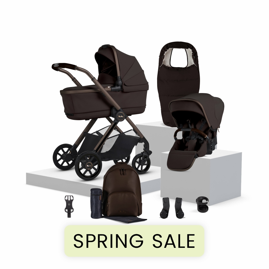 View Silver Cross Reef 2 SPECIAL EDITION Ganache Travel System 9 Piece Brown Foldable Stroller Pushchair Pram Buggy For Babies Newborns To  information