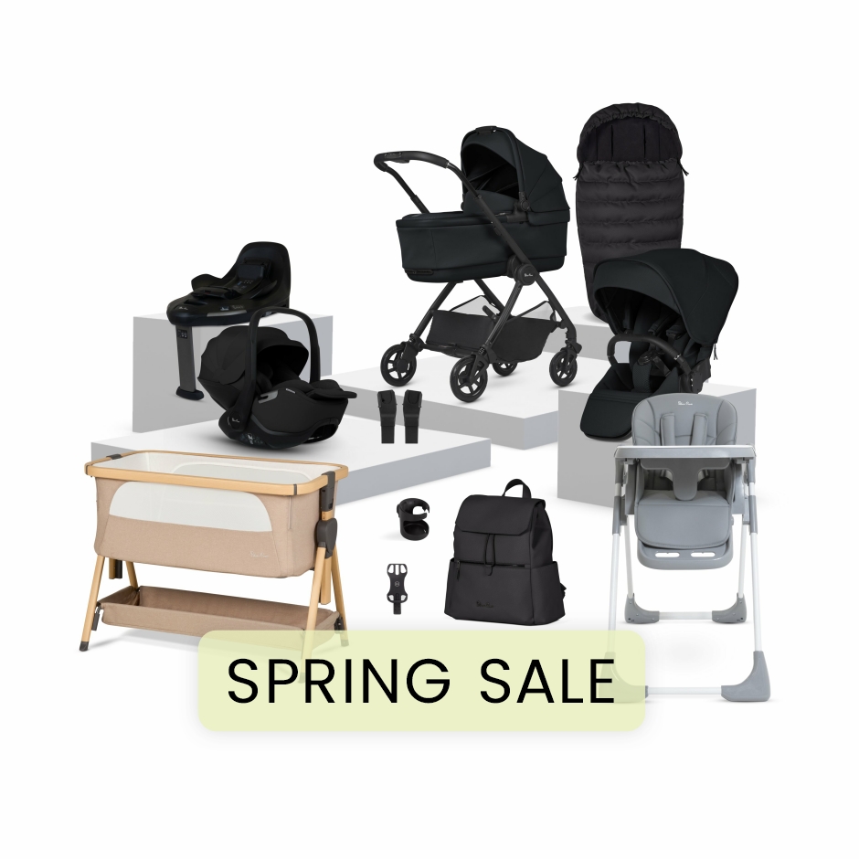 View Silver Cross Dune 2 Space Ultimate Baby Bundle 17 Piece Black Compact Lie Flat Infant Carrier Foldable Stroller Pushchair Pram  information