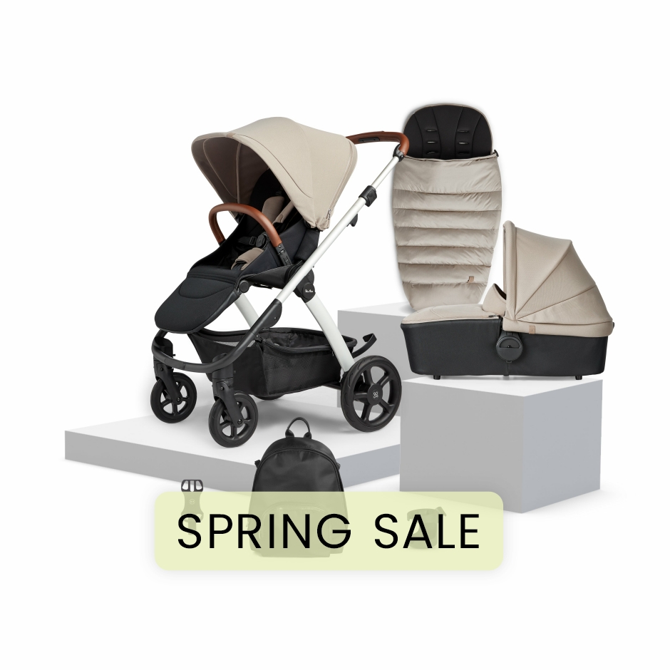 View Silver Cross Tide Stone Travel System Accessory Bundle 10 piece Beige Best Foldable Stroller Pushchair Pram Footmuff Buggy For Babies  information