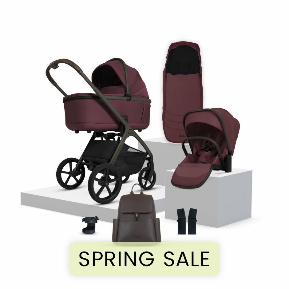 View Silver Cross Cove Damson Travel System Accessory Bundle 8 piece information