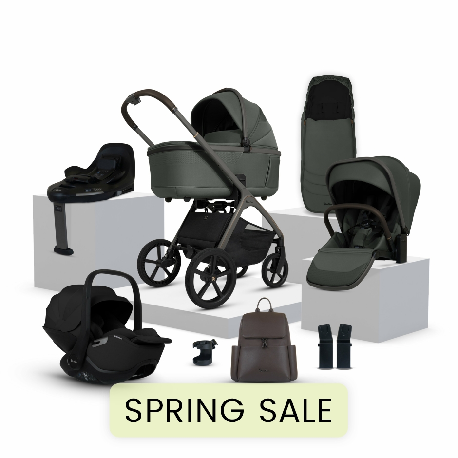 View Silver Cross Cove Ultimate 360 Bundle in Pewter Gender Neutral Baby Travel System Lightweight Stroller with AllTerrain Wheels Suitable for  information