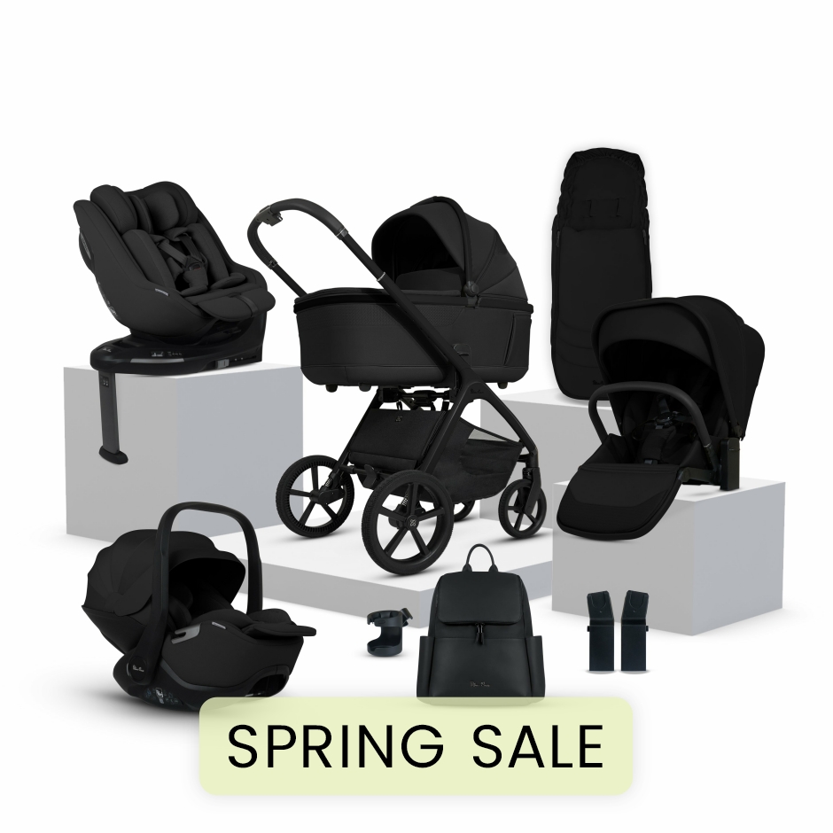 View Silver Cross Cove Onyx Travel System Ultimate 360 Family Car Seat Bundle 11 piece information