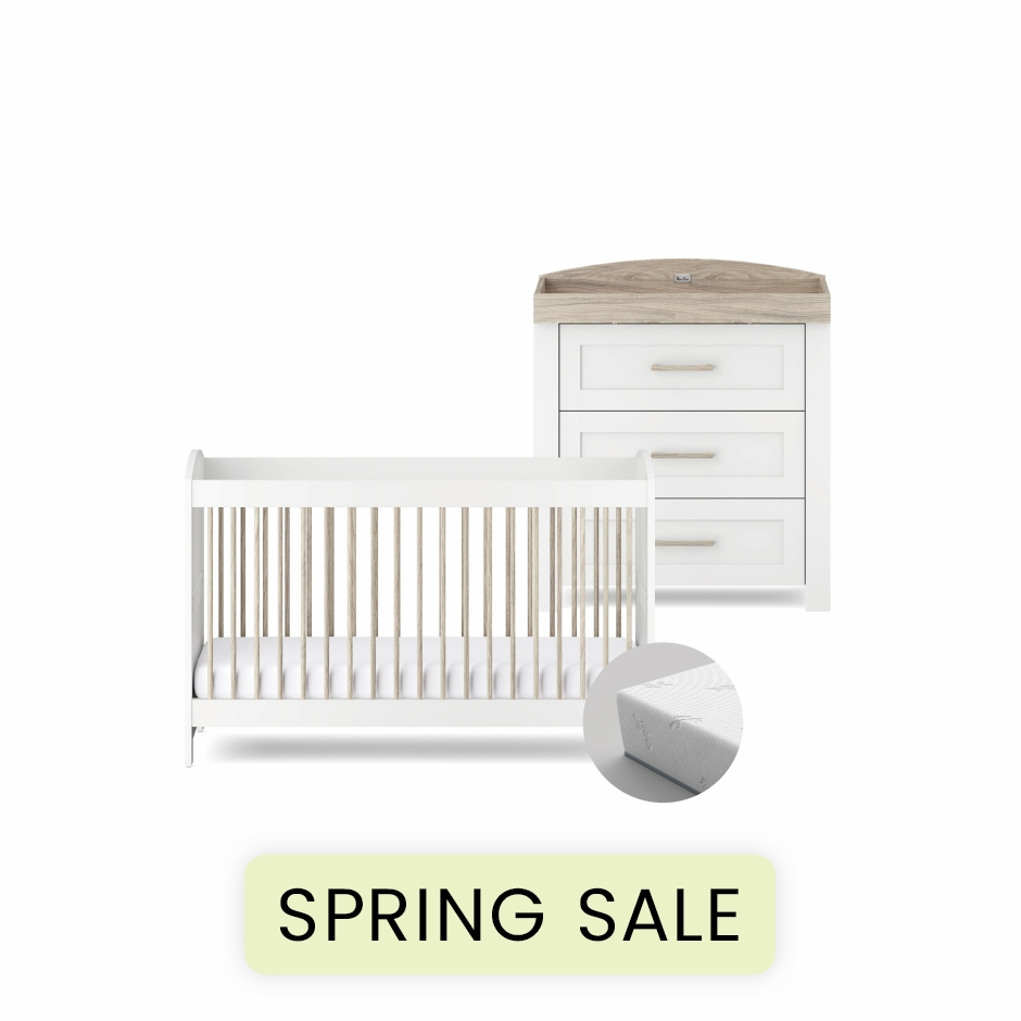 View Silver Cross Valencia 2 Piece Nursery Room Set With Mattress information