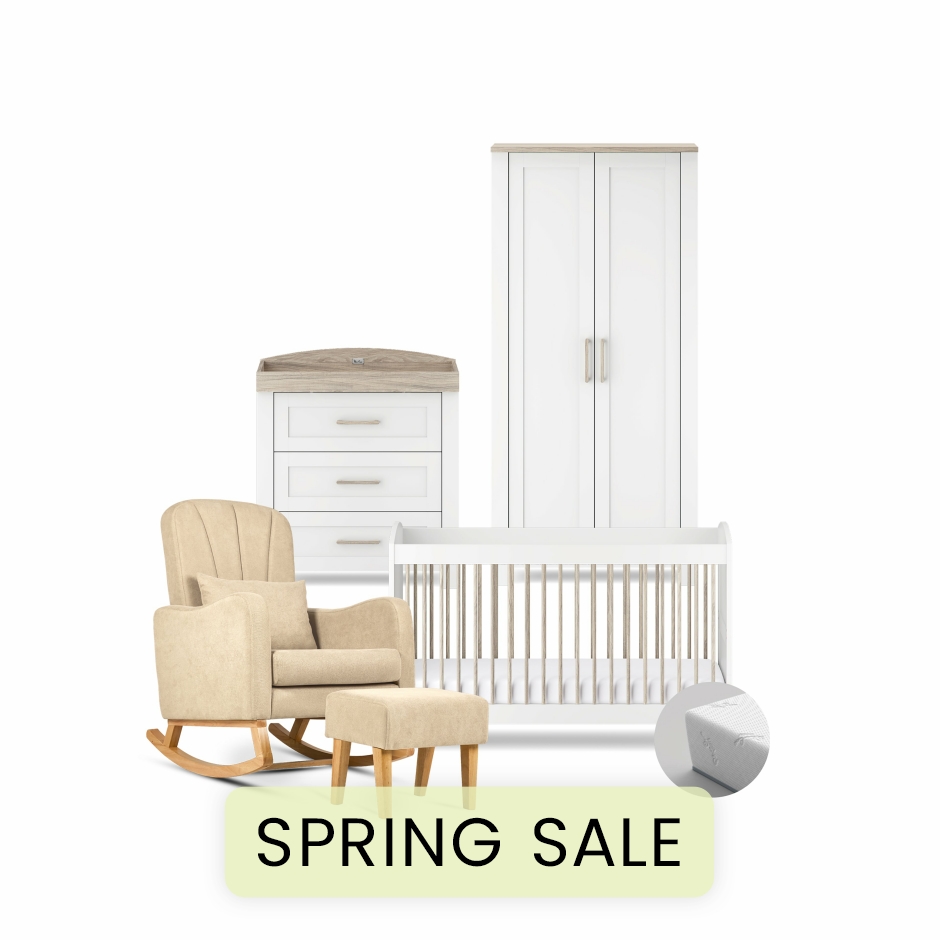 View Silver Cross Valencia 4 Piece Nursery Room Set With Mattress information