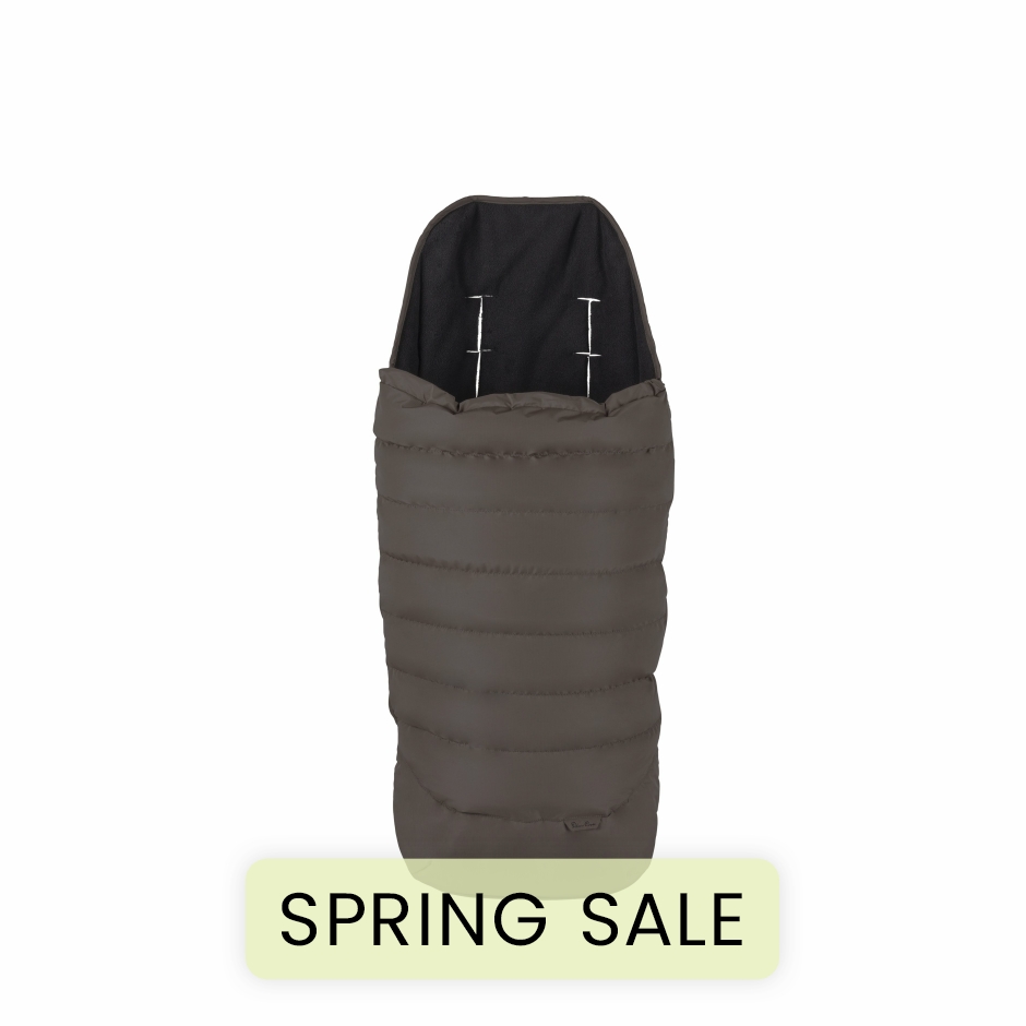 View Silver Cross Nia Footmuff Chocolate Brown Newborn Toddler Cosy Toes For Stroller Buggy Pram MicroFleece Lining WaterResistant  information