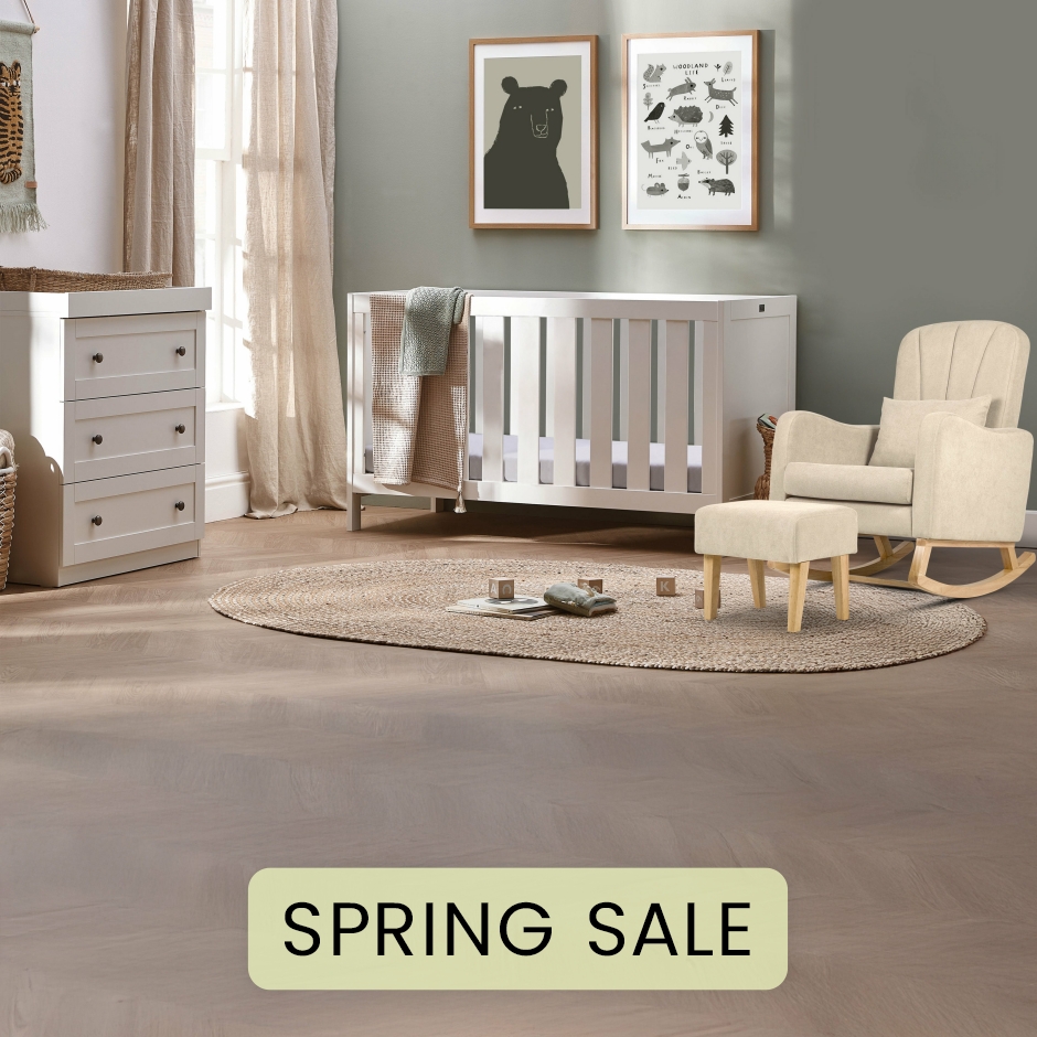 View Silver Cross Bromley White 3 Piece Nursery Room Set information