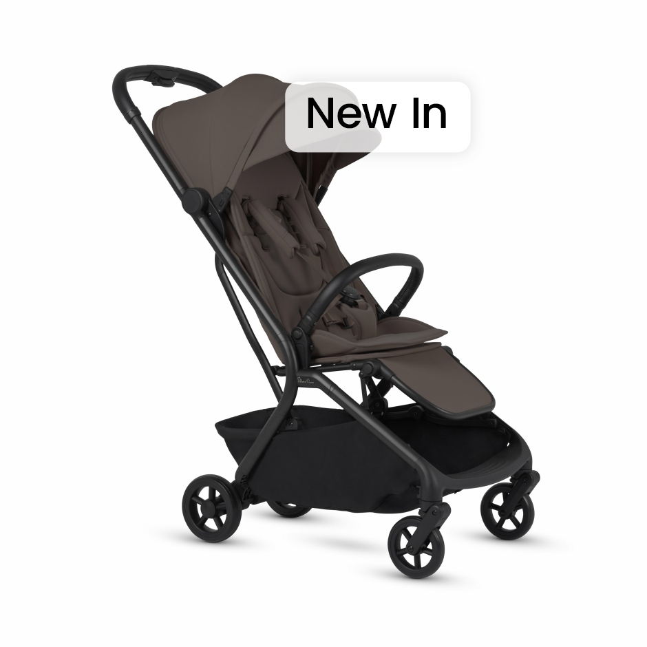 View Silver Cross Nia Chocolate Compact Travel Stroller Brown Newborn to 4 Years Baby Pushchair Pram Best Travel Buggy For Babies Adjustable  information