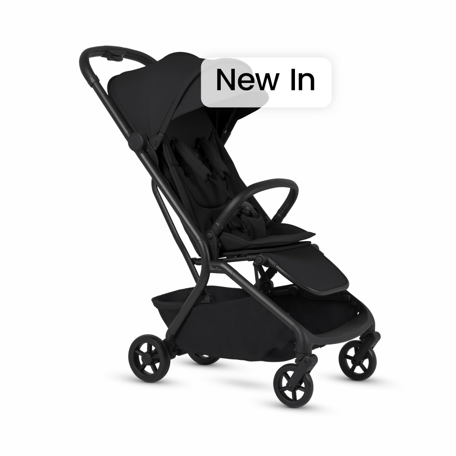 View Silver Cross Nia Onyx Compact Travel Stroller Black Newborn to 4 Years Baby Pushchair Pram Best Travel Buggy For Babies Adjustable  information