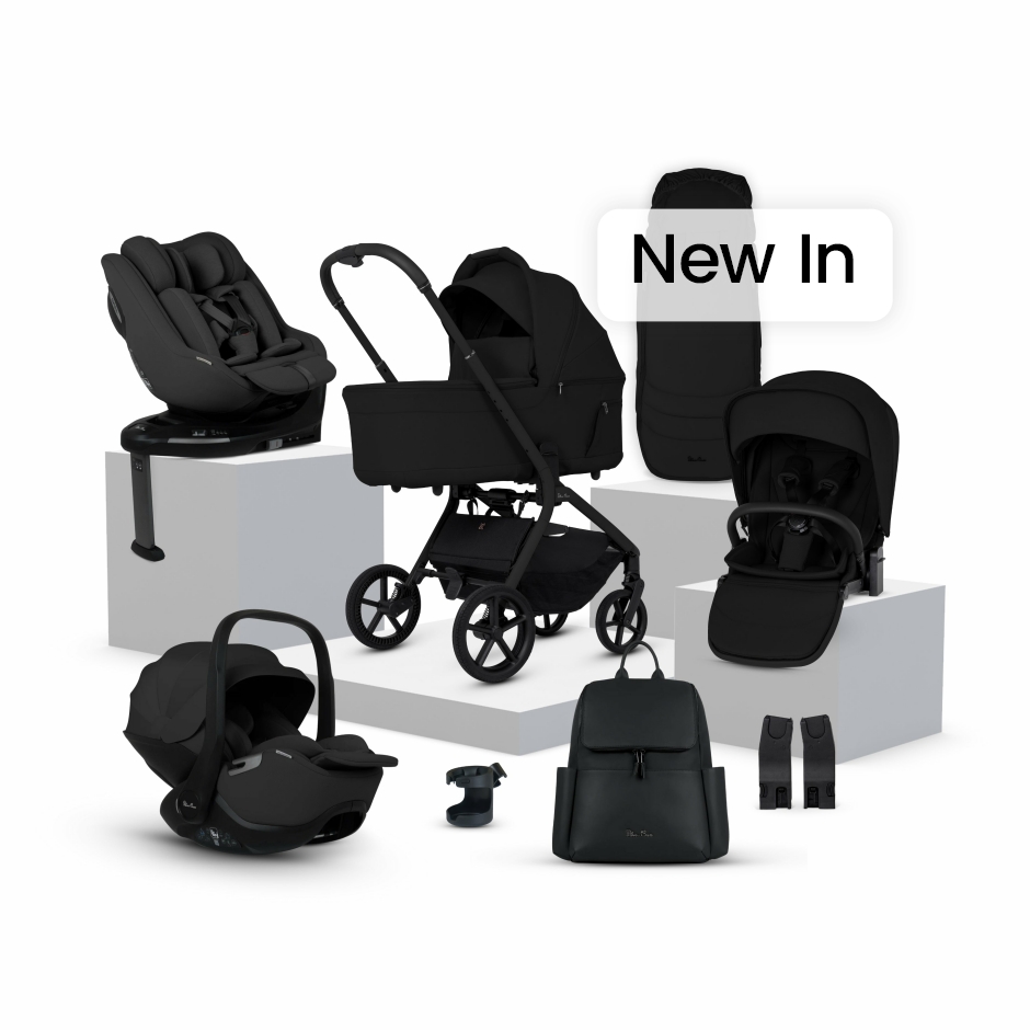 View Silver Cross Breez Onyx Travel System Ultimate 360 Family Car Seat Bundle 13 Piece Black Newborn Upto 4 Years Pushchair Pram Buggy For  information
