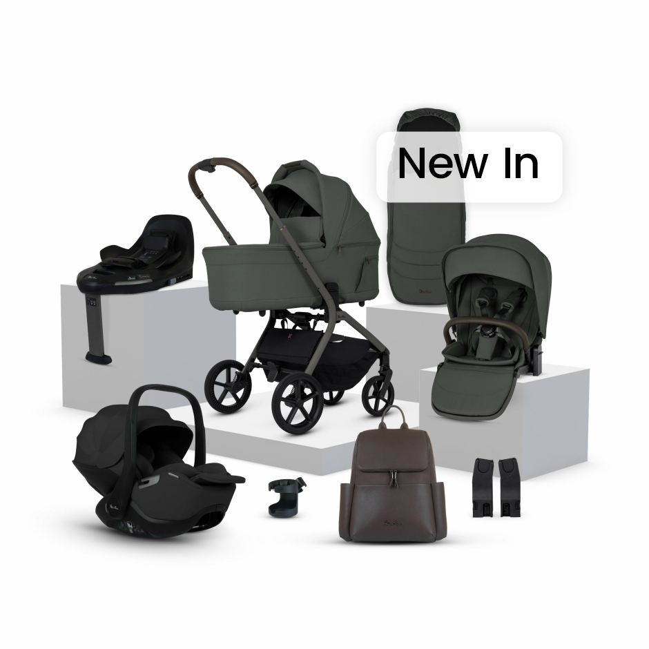 View Silver Cross Breez Pewter Travel System Ultimate 360 Infant Carrier Bundle 12 Piece Olive Green Newborn Upto 4 Years Pushchair Pram For  information