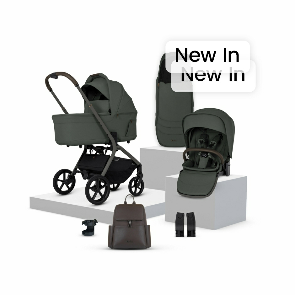 View Silver Cross Breez Pewter Travel System Accessory Bundle 10 Piece Sage Green Newborn Upto 4 Years Lightweight Stroller Pram Set For  information
